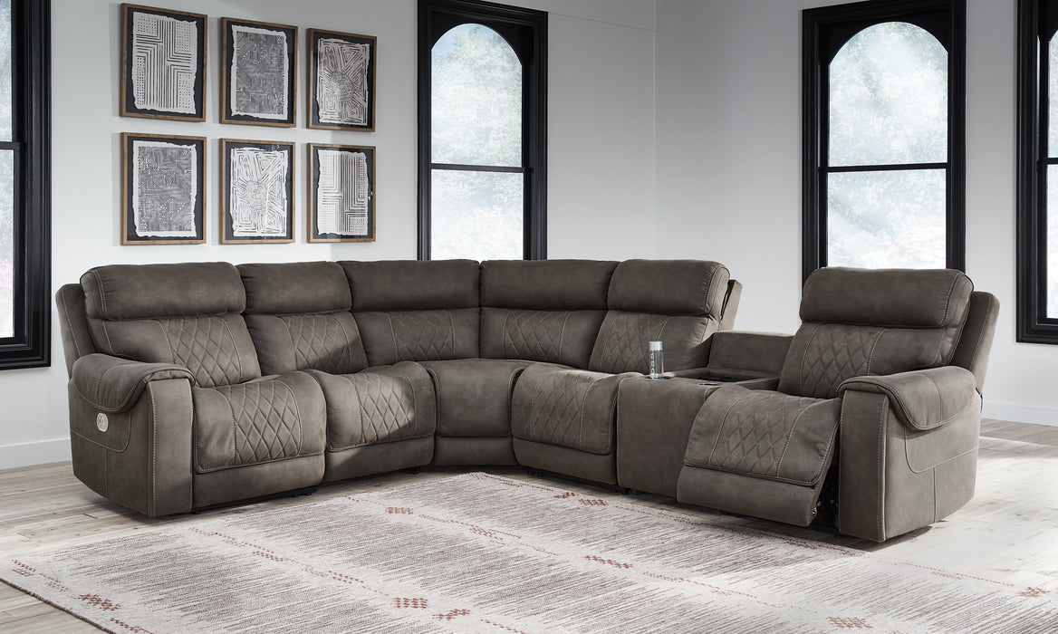 Hoopster 6-Piece Power Reclining Sectional - The Warehouse Mattresses, Furniture, & More (West Jordan,UT)