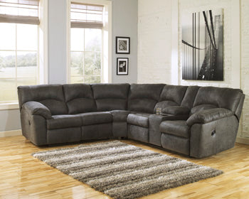 Tambo 2-Piece Reclining Sectional - The Warehouse Mattresses, Furniture, & More (West Jordan,UT)