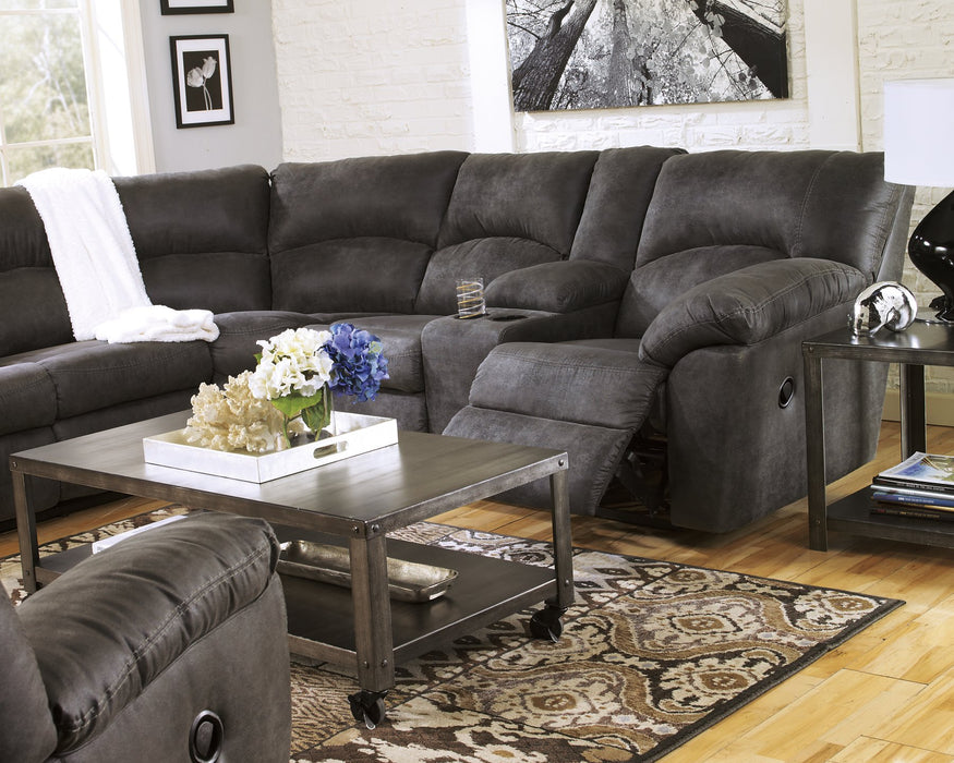 Tambo 2-Piece Reclining Sectional - The Warehouse Mattresses, Furniture, & More (West Jordan,UT)