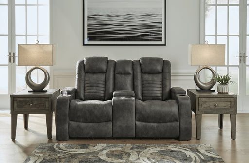 Soundcheck Power Reclining Loveseat with Console - The Warehouse Mattresses, Furniture, & More (West Jordan,UT)