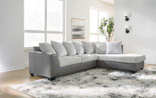 Clairette Court Sectional with Chaise - The Warehouse Mattresses, Furniture, & More (West Jordan,UT)