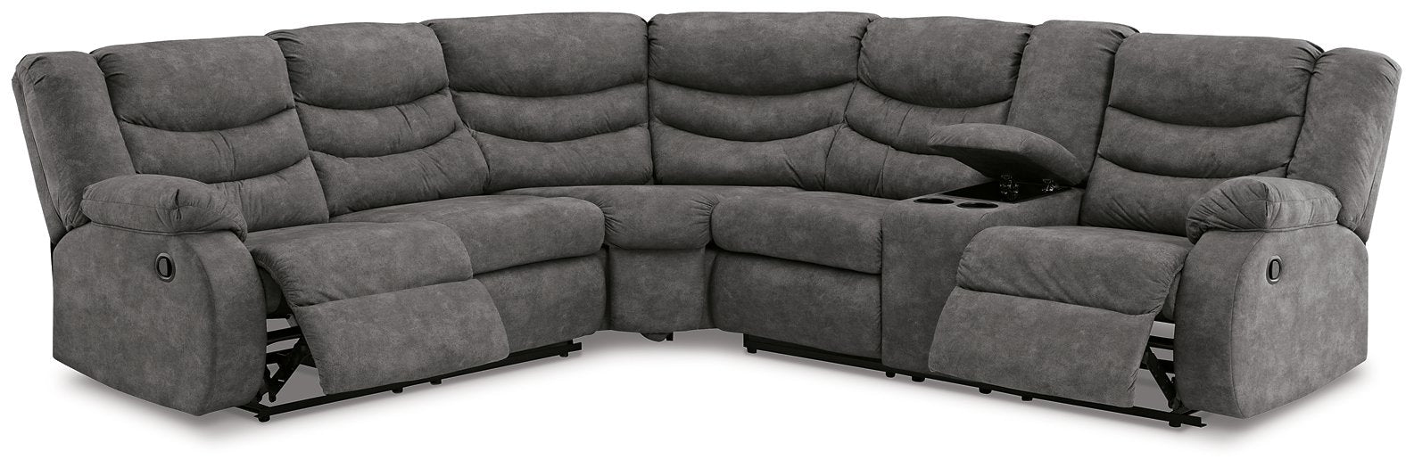 Partymate 2-Piece Reclining Sectional - The Warehouse Mattresses, Furniture, & More (West Jordan,UT)