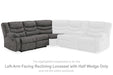 Partymate 2-Piece Reclining Sectional - The Warehouse Mattresses, Furniture, & More (West Jordan,UT)
