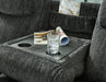 Martinglenn Power Reclining Sofa with Drop Down Table - The Warehouse Mattresses, Furniture, & More (West Jordan,UT)