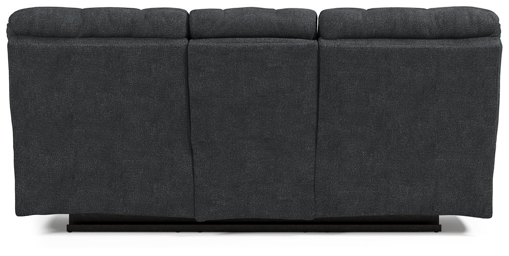 Wilhurst Reclining Sofa with Drop Down Table