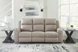 Lavenhorne Reclining Sofa with Drop Down Table - The Warehouse Mattresses, Furniture, & More (West Jordan,UT)