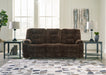Soundwave Reclining Sofa with Drop Down Table - The Warehouse Mattresses, Furniture, & More (West Jordan,UT)