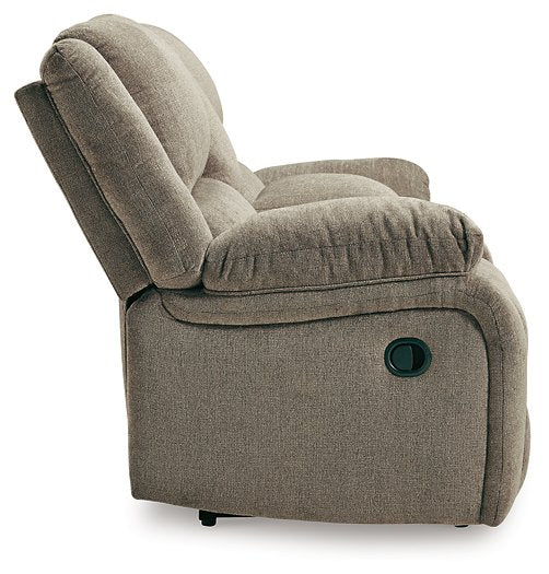 Draycoll Reclining Loveseat with Console - The Warehouse Mattresses, Furniture, & More (West Jordan,UT)