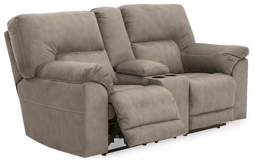 Cavalcade Reclining Loveseat with Console - The Warehouse Mattresses, Furniture, & More (West Jordan,UT)