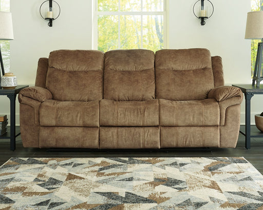 Huddle-Up Reclining Sofa with Drop Down Table - The Warehouse Mattresses, Furniture, & More (West Jordan,UT)