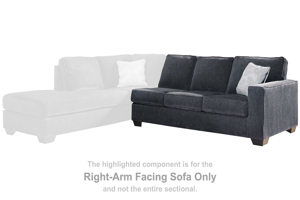 Altari 2-Piece Sectional with Chaise - The Warehouse Mattresses, Furniture, & More (West Jordan,UT)