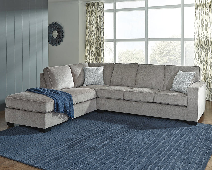Altari 2-Piece Sectional with Chaise - The Warehouse Mattresses, Furniture, & More (West Jordan,UT)