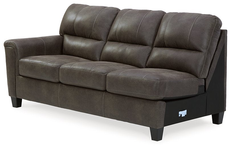 Navi 2-Piece Sectional with Chaise - The Warehouse Mattresses, Furniture, & More (West Jordan,UT)