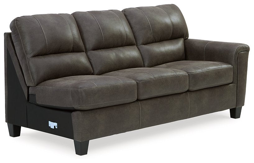 Navi 2-Piece Sectional with Chaise - The Warehouse Mattresses, Furniture, & More (West Jordan,UT)