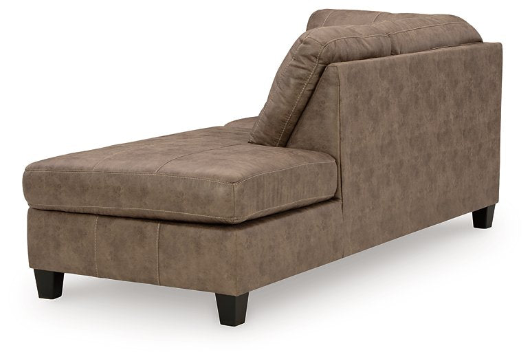 Navi 2-Piece Sectional Sofa Sleeper Chaise - The Warehouse Mattresses, Furniture, & More (West Jordan,UT)