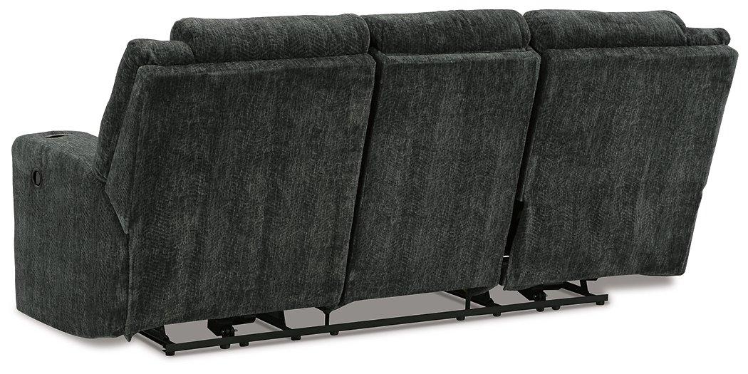 Martinglenn Reclining Sofa with Drop Down Table