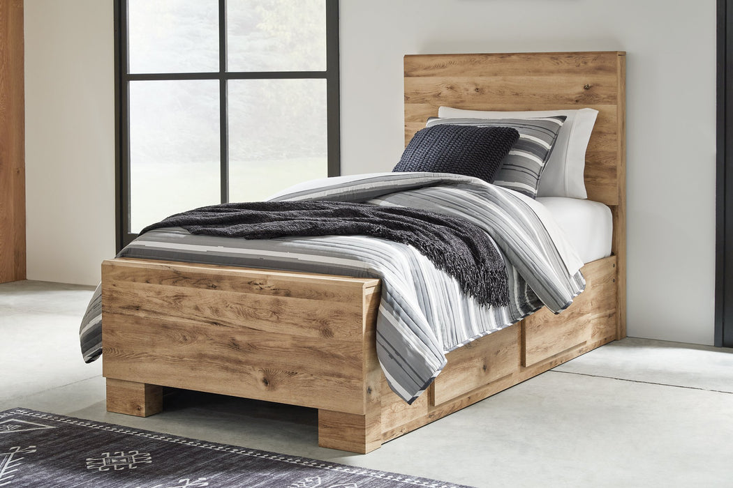 Hyanna Bed with 1 Side Storage - The Warehouse Mattresses, Furniture, & More (West Jordan,UT)