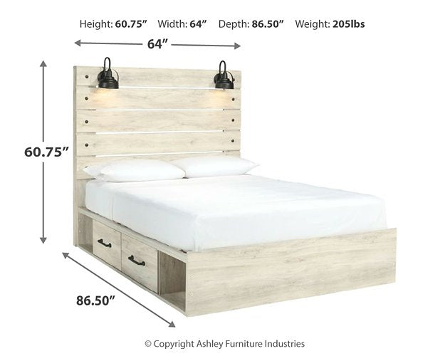 Cambeck Bed with 2 Storage Drawers - The Warehouse Mattresses, Furniture, & More (West Jordan,UT)