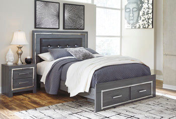 Lodanna Bed with 2 Storage Drawers - The Warehouse Mattresses, Furniture, & More (West Jordan,UT)