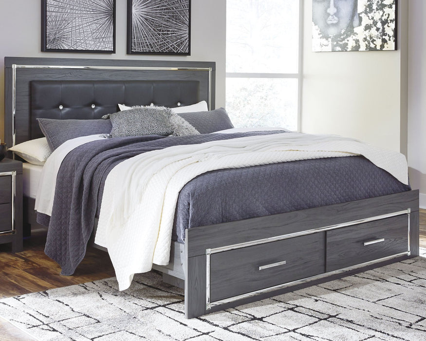 Lodanna Bed with 2 Storage Drawers - The Warehouse Mattresses, Furniture, & More (West Jordan,UT)