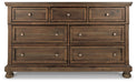 Flynnter Dresser and Mirror - The Warehouse Mattresses, Furniture, & More (West Jordan,UT)