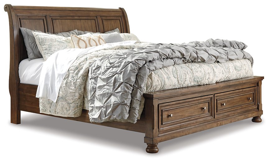 Flynnter Bed with 2 Storage Drawers - The Warehouse Mattresses, Furniture, & More (West Jordan,UT)