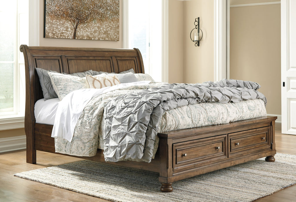 Flynnter Bed with 2 Storage Drawers - The Warehouse Mattresses, Furniture, & More (West Jordan,UT)