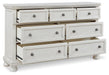 Robbinsdale Dresser and Mirror - The Warehouse Mattresses, Furniture, & More (West Jordan,UT)