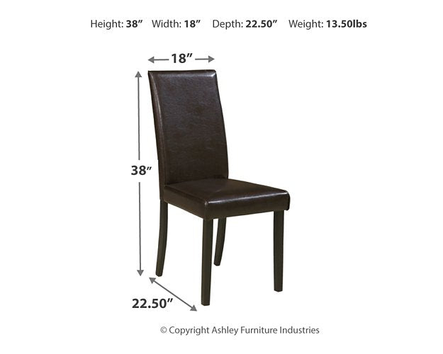 Kimonte Dining Chair Set - The Warehouse Mattresses, Furniture, & More (West Jordan,UT)
