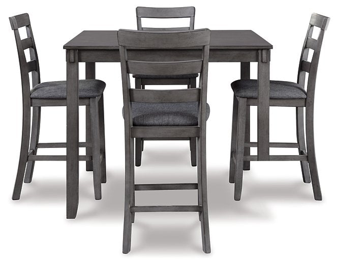 Bridson Counter Height Dining Table and Bar Stools (Set of 5) - The Warehouse Mattresses, Furniture, & More (West Jordan,UT)