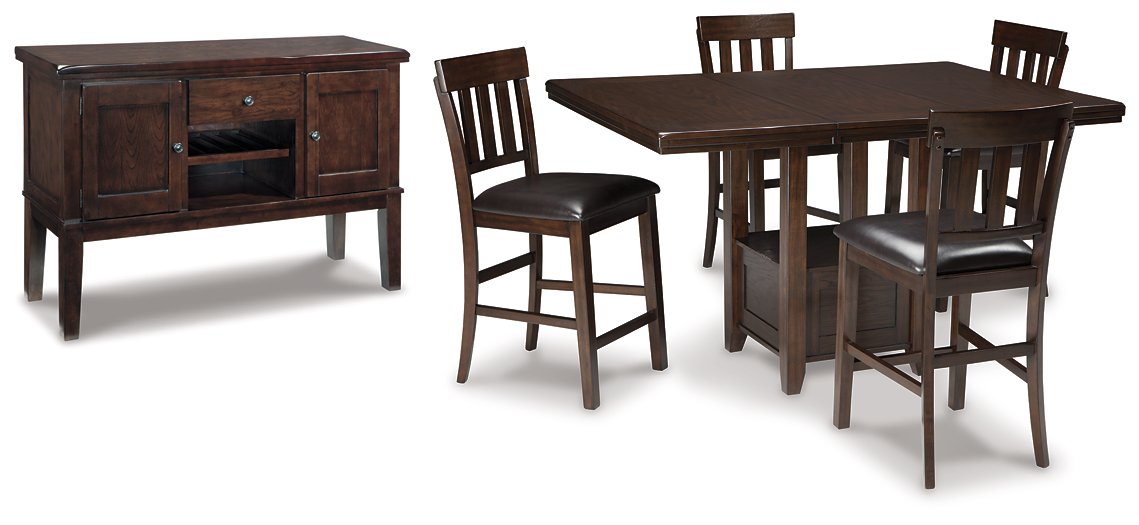 Haddigan Counter Height Dining Set - The Warehouse Mattresses, Furniture, & More (West Jordan,UT)