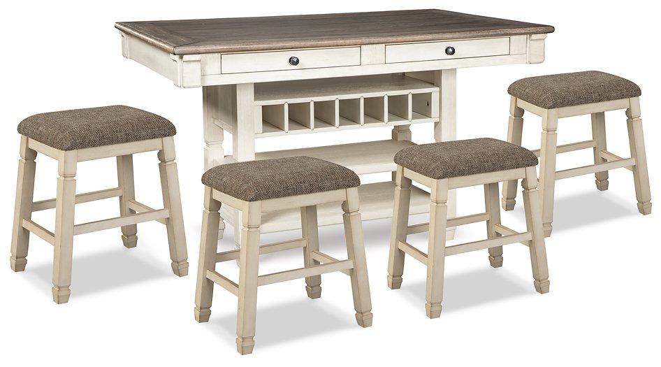 Bolanburg Counter Height Dining Set - The Warehouse Mattresses, Furniture, & More (West Jordan,UT)