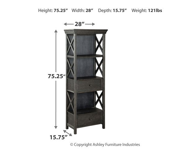 Tyler Creek Display Cabinet - The Warehouse Mattresses, Furniture, & More (West Jordan,UT)
