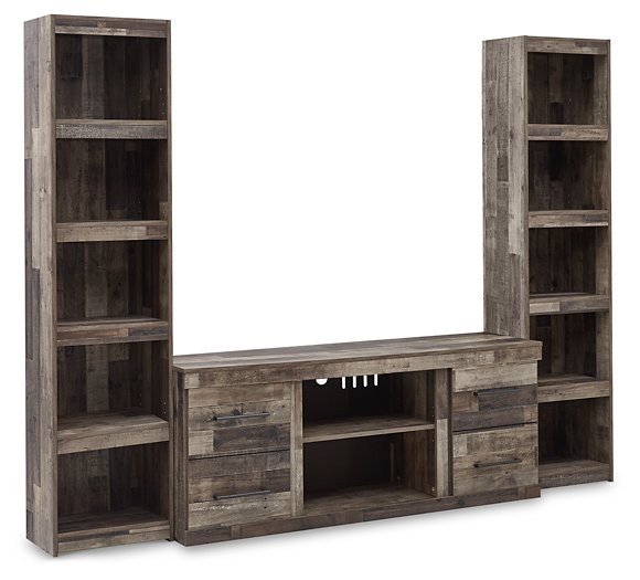 Derekson 3-Piece Entertainment Center - The Warehouse Mattresses, Furniture, & More (West Jordan,UT)