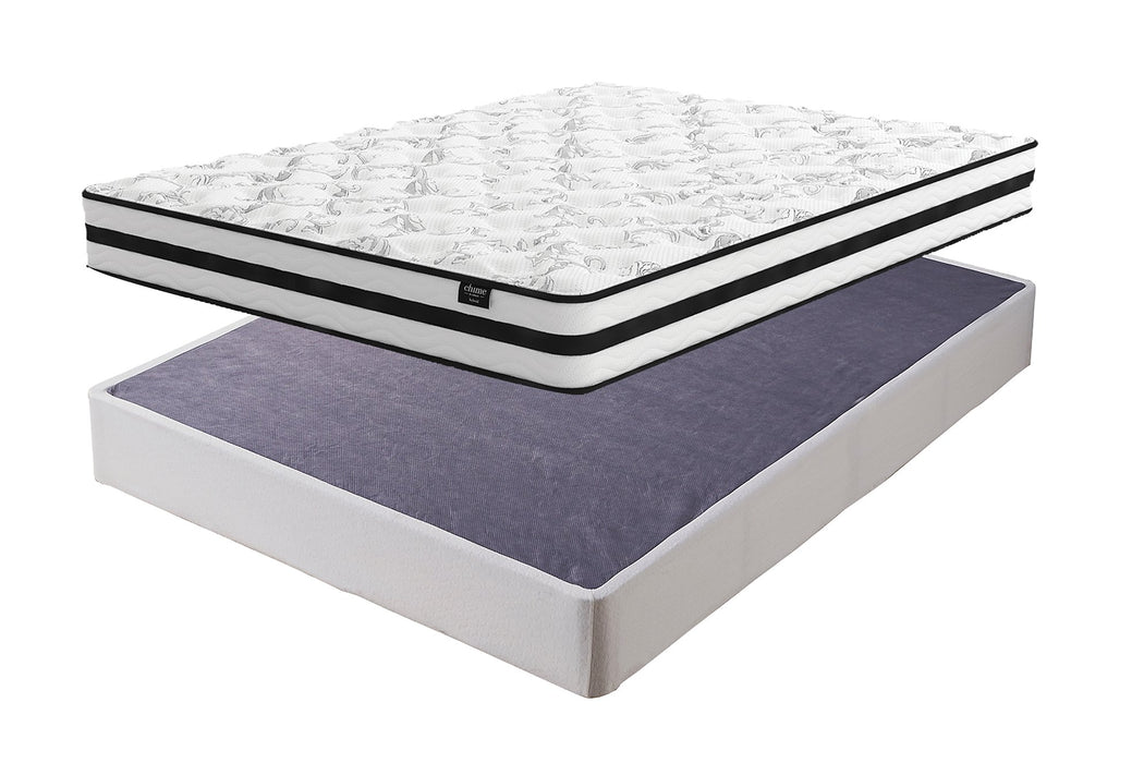 8 Inch Chime Innerspring Mattress Set - The Warehouse Mattresses, Furniture, & More (West Jordan,UT)