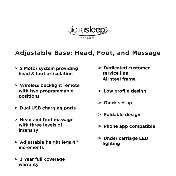 Head-Foot Model Better Adjustable Base - The Warehouse Mattresses, Furniture, & More (West Jordan,UT)