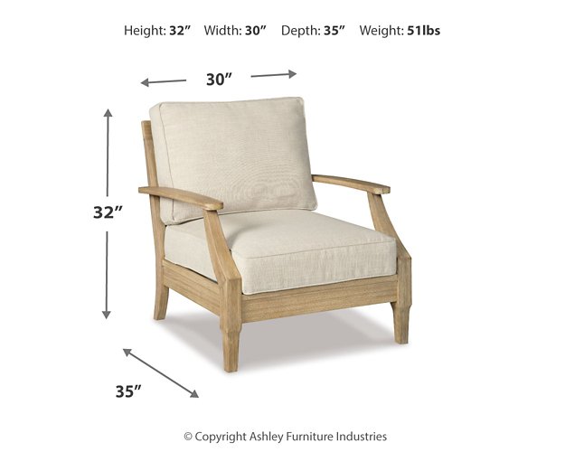 Clare View Lounge Chair with Cushion - The Warehouse Mattresses, Furniture, & More (West Jordan,UT)