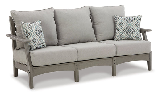 Visola Outdoor Sofa and Loveseat with Coffee Table - The Warehouse Mattresses, Furniture, & More (West Jordan,UT)