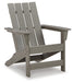 Visola Outdoor Adirondack Chair and End Table - The Warehouse Mattresses, Furniture, & More (West Jordan,UT)