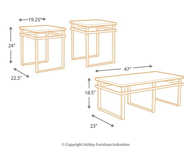 Laney Table (Set of 3) - The Warehouse Mattresses, Furniture, & More (West Jordan,UT)