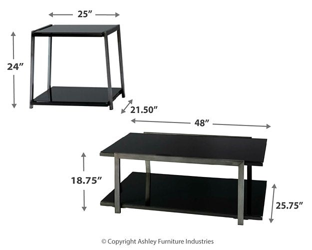 Rollynx Table (Set of 3) - The Warehouse Mattresses, Furniture, & More (West Jordan,UT)