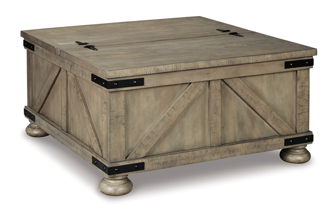 Aldwin Coffee Table With Storage - The Warehouse Mattresses, Furniture, & More (West Jordan,UT)