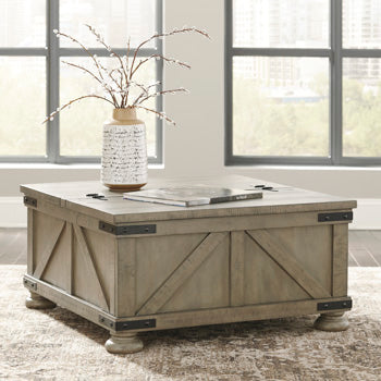 Aldwin Coffee Table With Storage - The Warehouse Mattresses, Furniture, & More (West Jordan,UT)