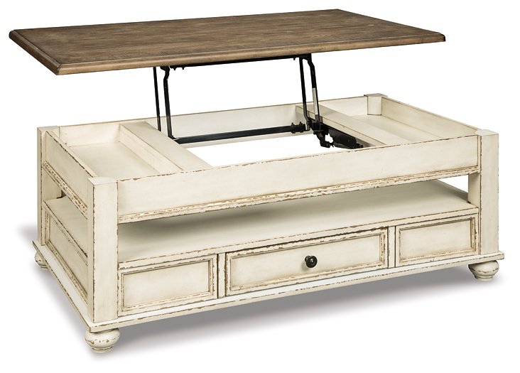 Realyn Coffee Table with Lift Top - The Warehouse Mattresses, Furniture, & More (West Jordan,UT)