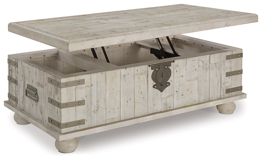Carynhurst Coffee Table with Lift Top - The Warehouse Mattresses, Furniture, & More (West Jordan,UT)