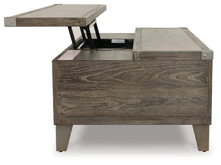 Chazney Coffee Table with Lift Top - The Warehouse Mattresses, Furniture, & More (West Jordan,UT)