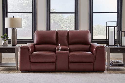 Alessandro Power Reclining Loveseat with Console - The Warehouse Mattresses, Furniture, & More (West Jordan,UT)