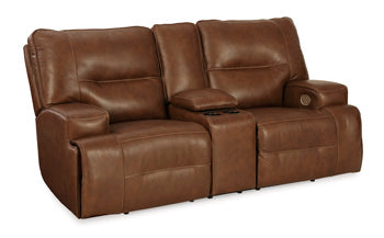 Francesca Power Reclining Loveseat with Console - The Warehouse Mattresses, Furniture, & More (West Jordan,UT)