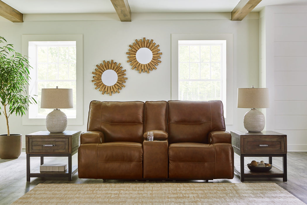 Francesca Power Reclining Loveseat with Console - The Warehouse Mattresses, Furniture, & More (West Jordan,UT)
